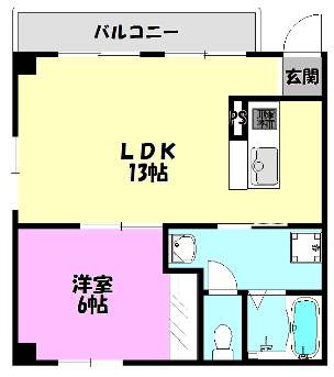 K’s APARTMENT　ケーズアパートメント【築浅】 間取り